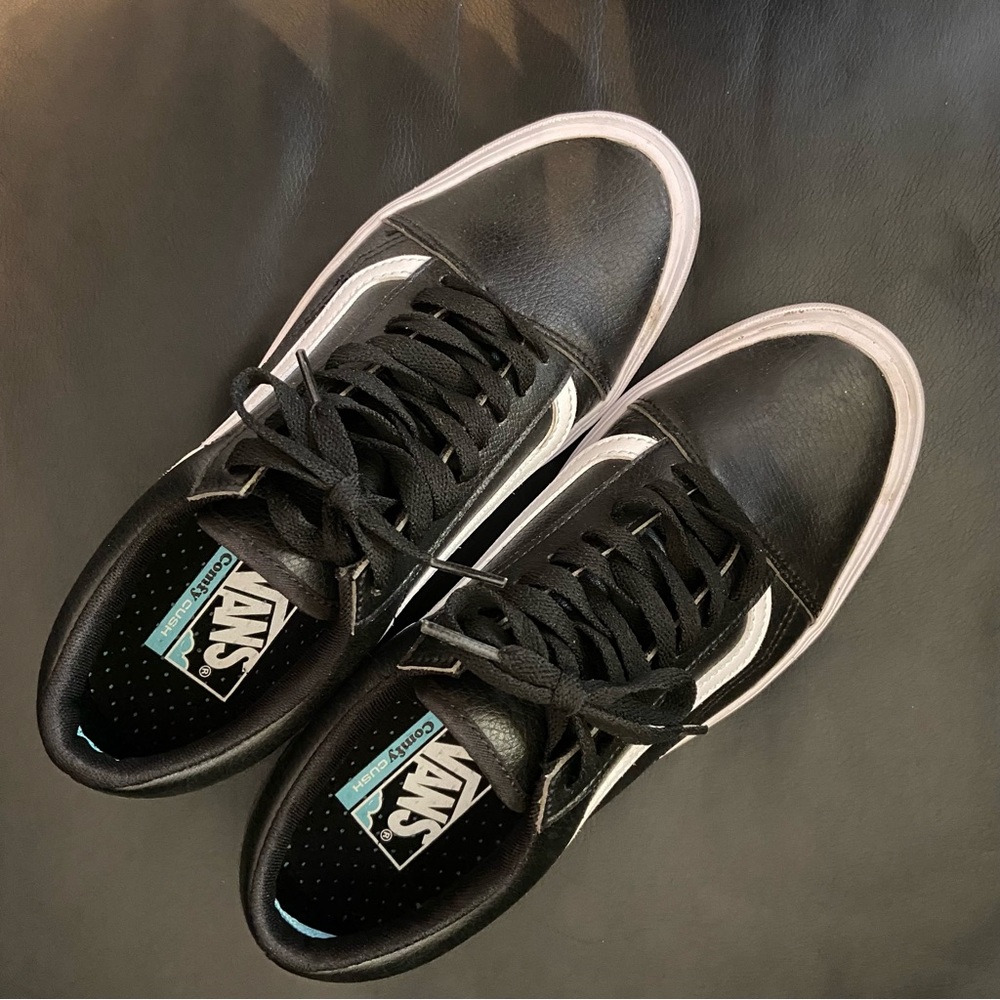 Leather Vans Comfy Cush